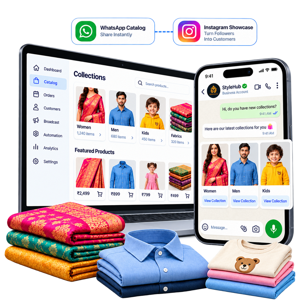 Interactive Digital Catalog on WhatsApp